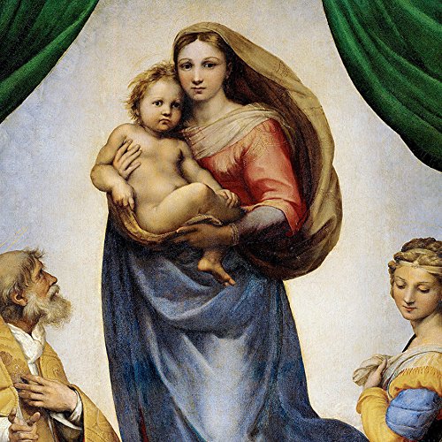 Amazon.co.jp: ラファエロ・サンティ『 システィーナの聖母 』の