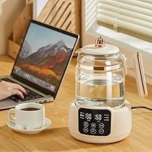 غلاية مياه كهربائية، وعاء شاي صحي، سخان الحليب الساخن، غلاية ترموستاتي متعددة الوظائف، درجة حرارة ثابتة 72 ساعة