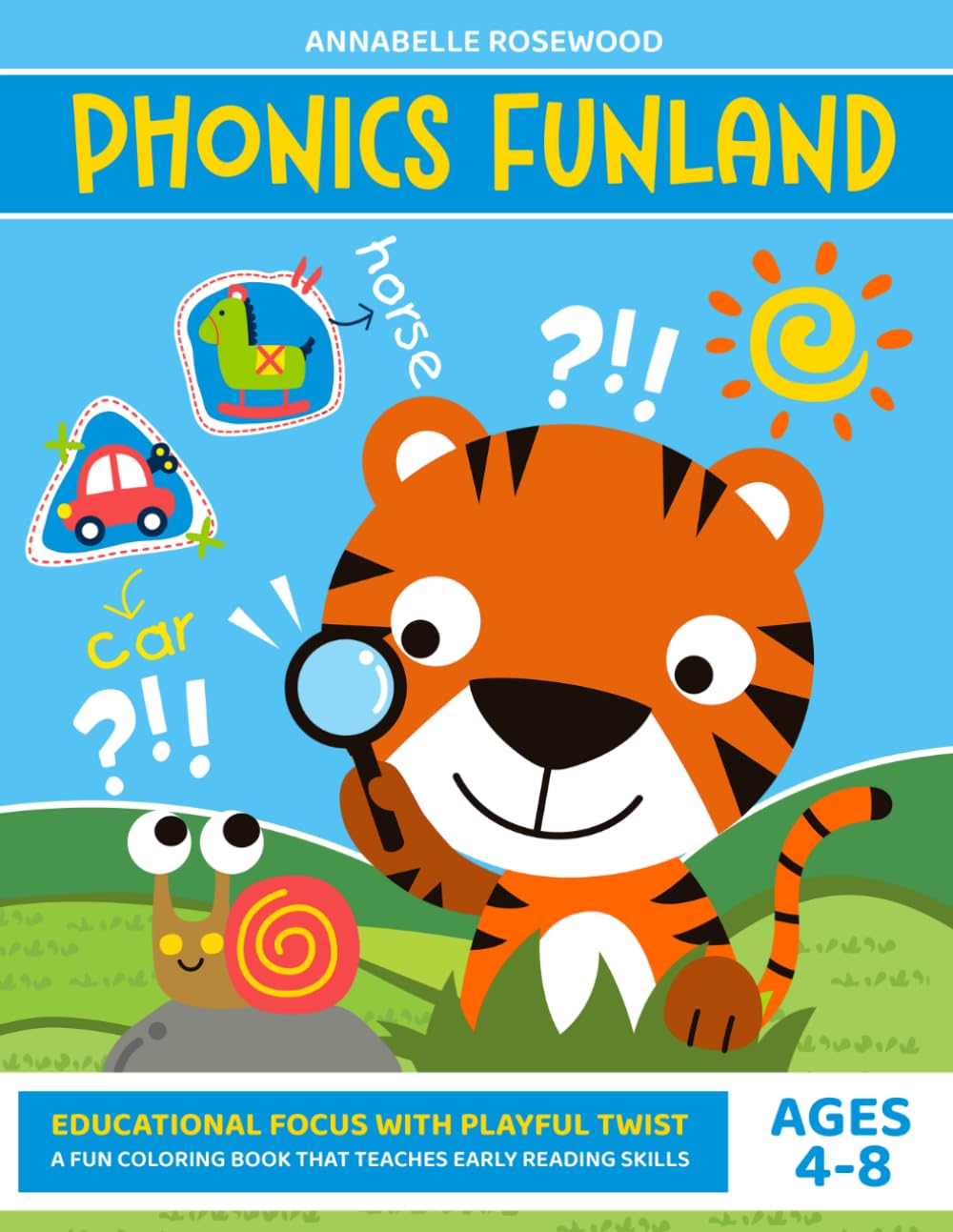 Funland Phonics: The Ultimate Phonics Workbook for Preschool, Kindergarten , and Homeschool Learning (Funland Phonics Series level 2)