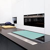 Vista 4 de Cubierta superior de estufa para estufa eléctrica, tapete de silicona para encimera de vidrio, protector de placa de cocina, alfombrillas de secado
