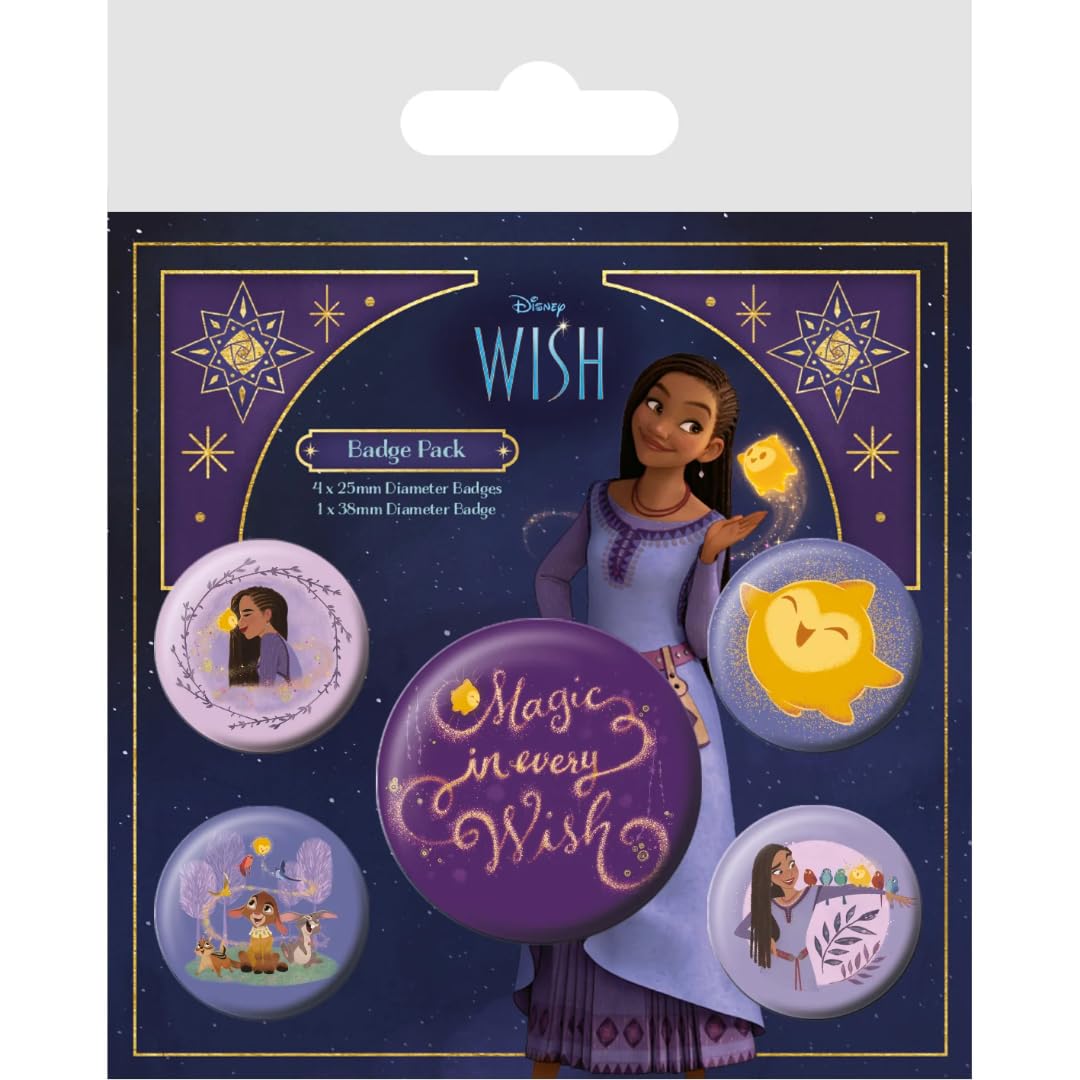 Badge "Magic In Every Wish" Pyramid International - Taille Unique, Fermeture épingle, Pour Personnaliser Vêtements Et Sacs - 5