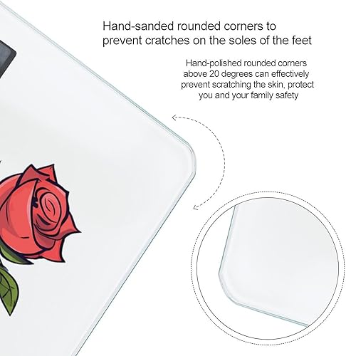 Miniatura 4 de Rose Tennis Rackets Sports Digital Smart Body Weight Scales Electronic Weighing Scale for Bedroom