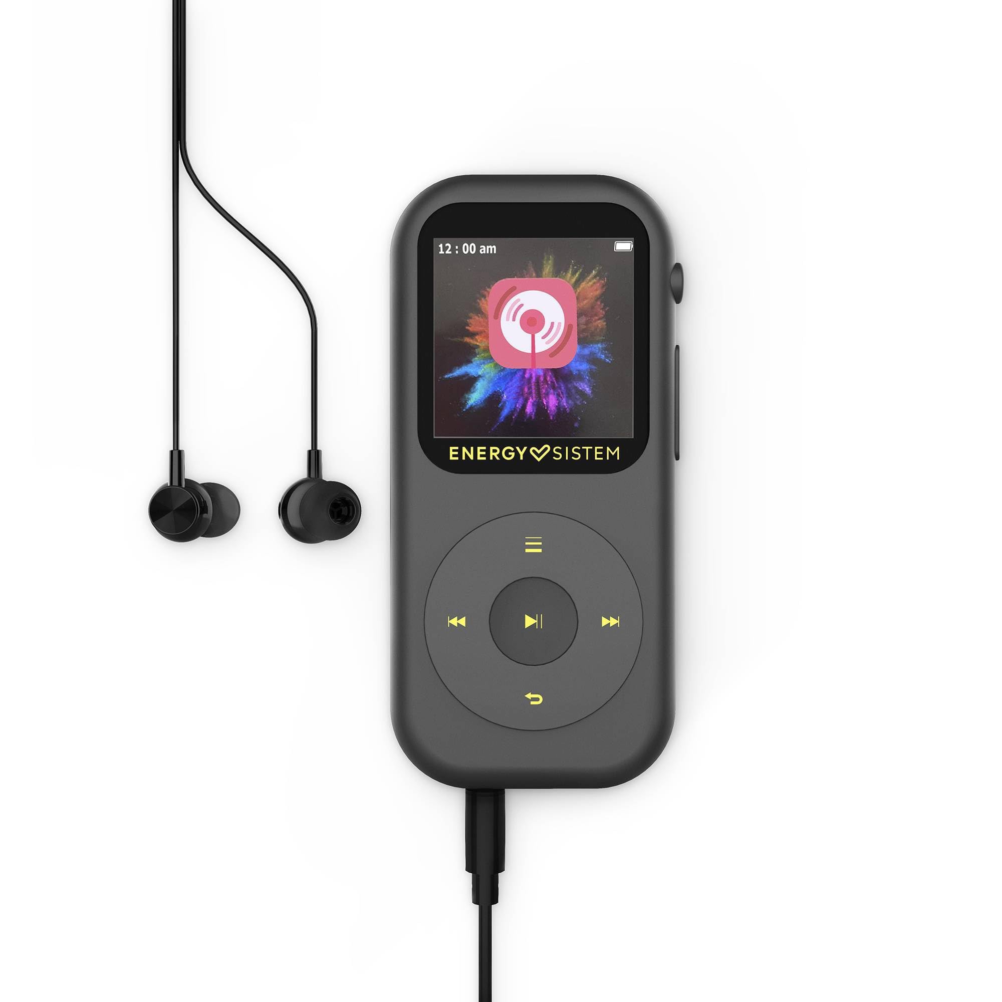 Energy Sistem Handy Lettore MP3 MP4 Bluetooth 5.3 16GB Radio FM MicroSD 128GB Display IPS Touch USB C Riproduttore Musicale Portatile FLAC WAV WMA Registratore Vocale Video AMV Auricolari