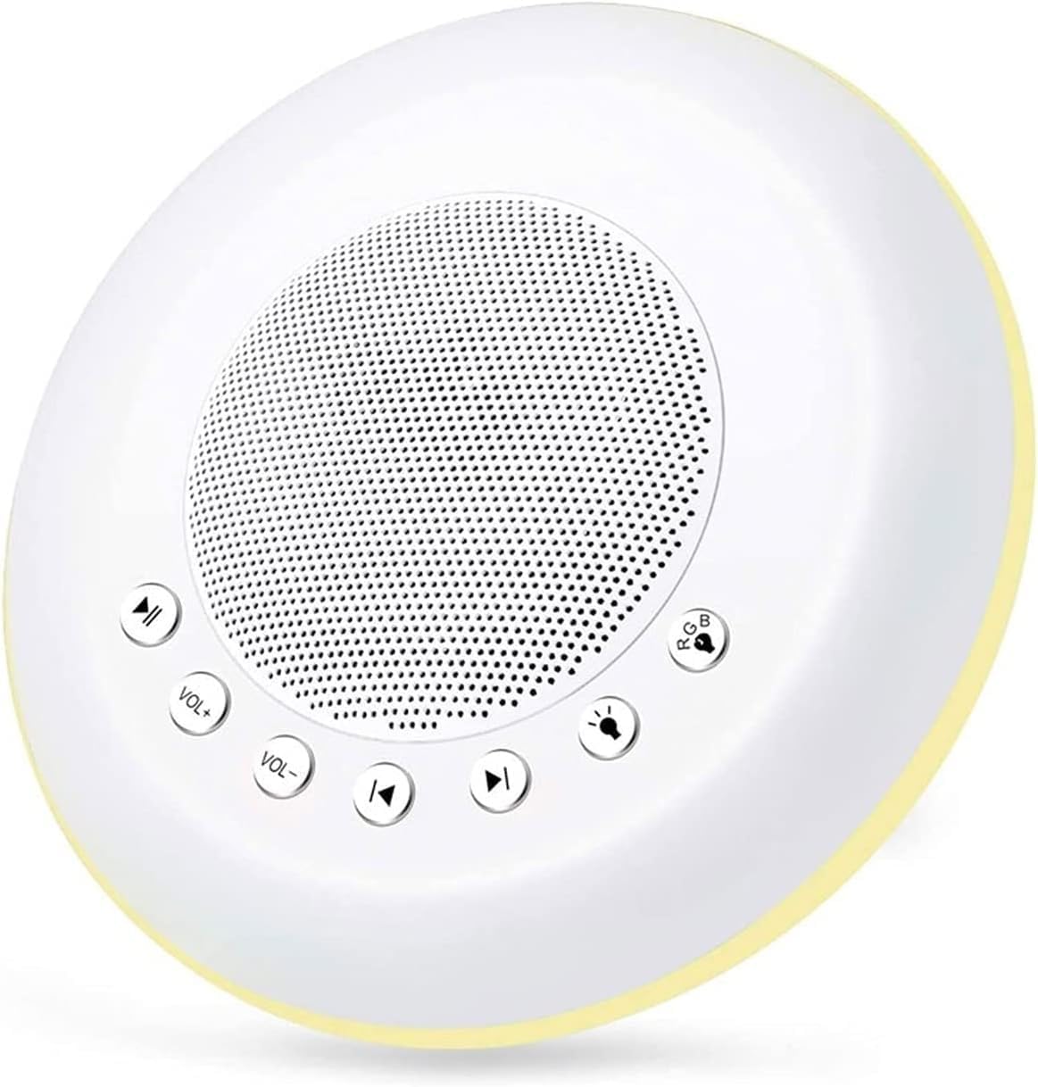 White Noise Machine – Sound Machine for Baby Kid Adult, Noise Machine for Sleeping with Calming Sound, Ambient Nightlight, Continuous or Timer, Loud Sleep Machine for Home Nursery Office