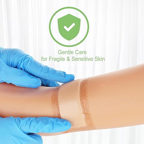 Miniatura 8 de NeuHeils 20 paquetes de apósitos de espuma de silicona con borde Lite de 2"x5", tamaño de almohadilla 1.1"x3.3", vendaje suave y suave para pequeñas