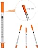 Pack of 30 1 ml/cc syringe 29G-8 mm syringes 1 ml plastic tube multi-purpose measuring tools individually packed