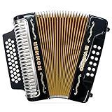  ACORDEON DIATONICO - Hohner (A/5721) (Corona III GCF) (Negro)
