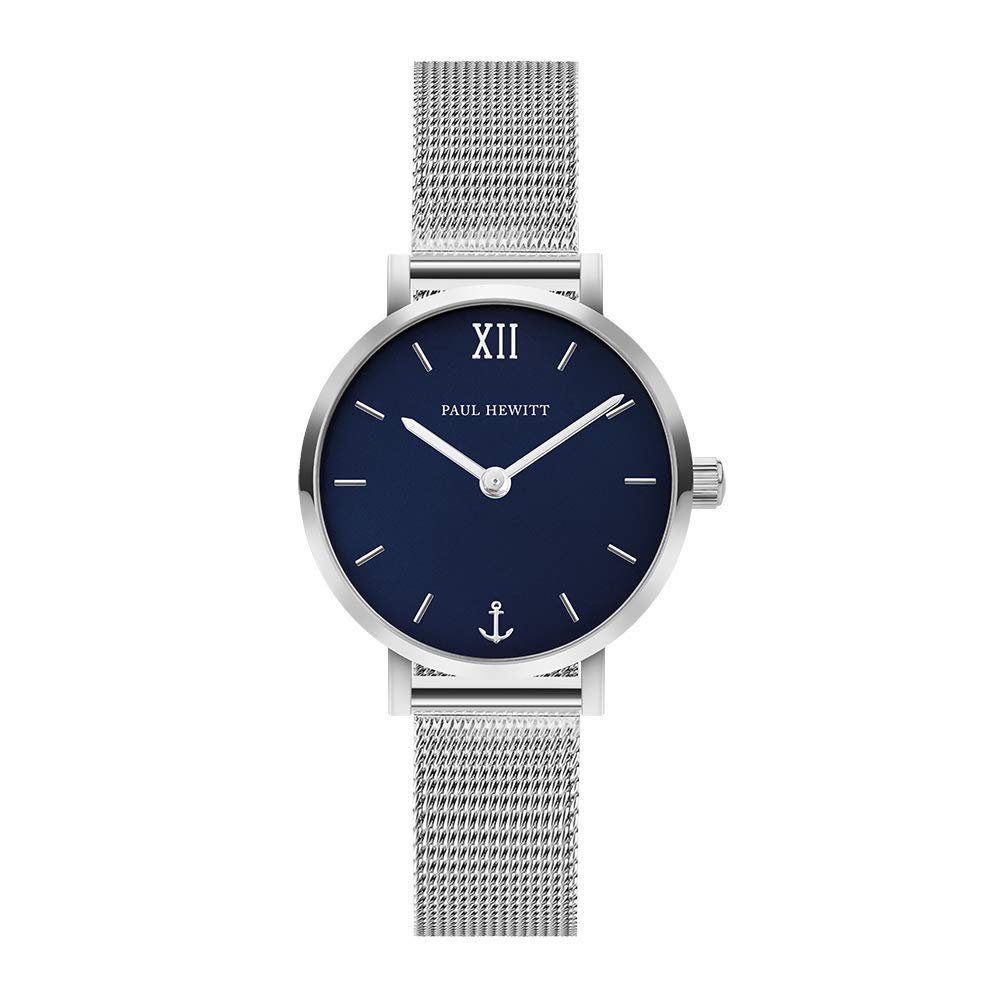 PAUL HEWITT Stainless Steel Modest Analog Dial Color Blue Women's Watch - Ph-Sa-S-Xs-B-45S, Band_Silver