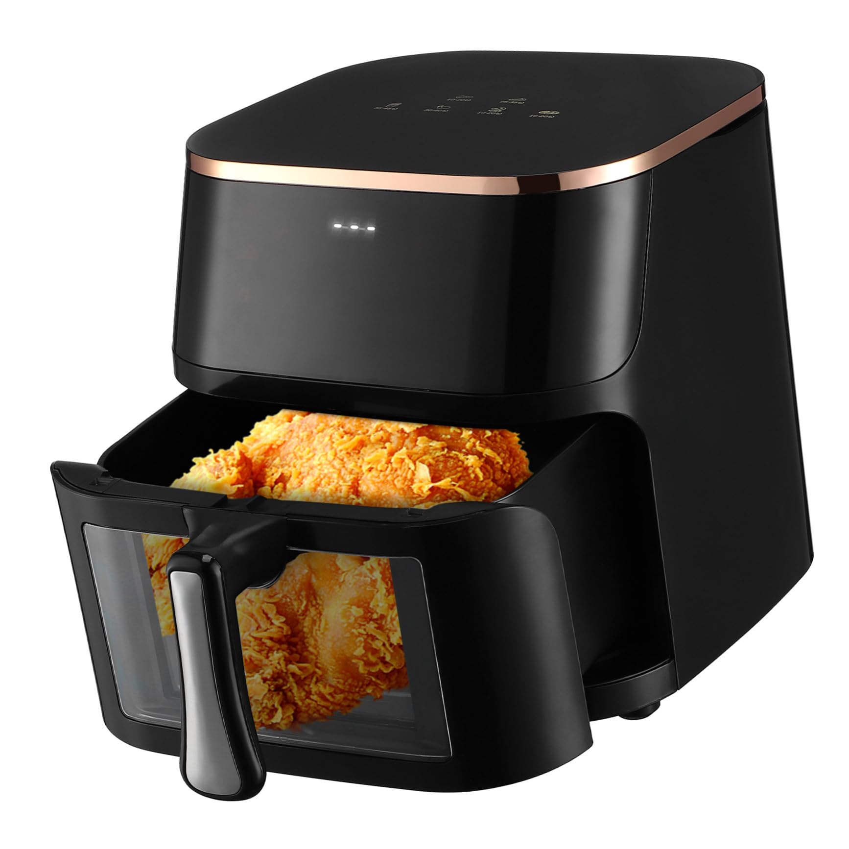 Friteuse air intelligente grand volume contre les repas longs et compliqués