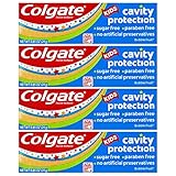 Colgate Kids Cavity Protection Fluoride Toothpaste, Bubble Fruit Flavor, Travel Size 0.85 oz (24g) - Pack of 4
