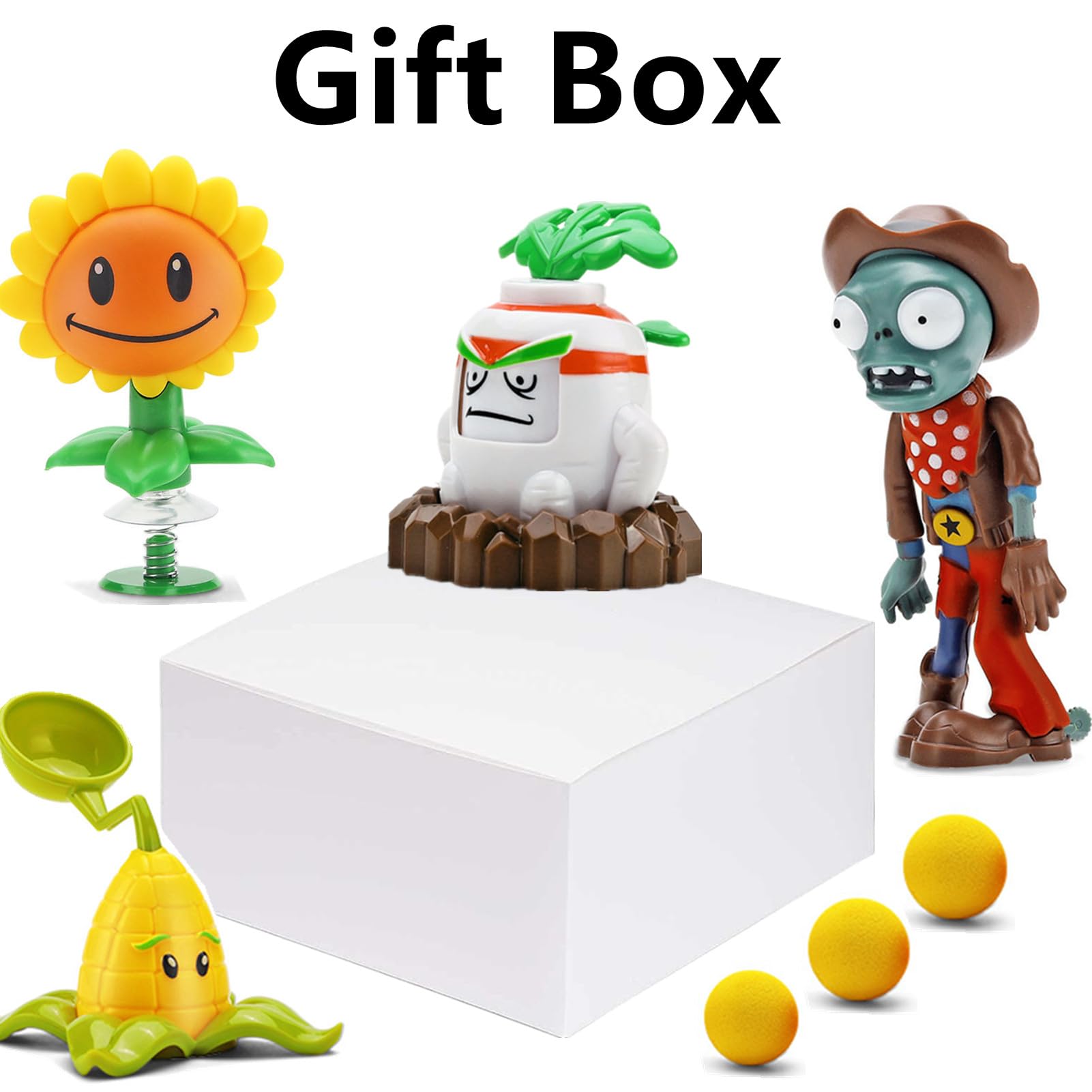 Amazon.co.jp: JHESAO 植物とゾンビのおもちゃ アクションフィギュア