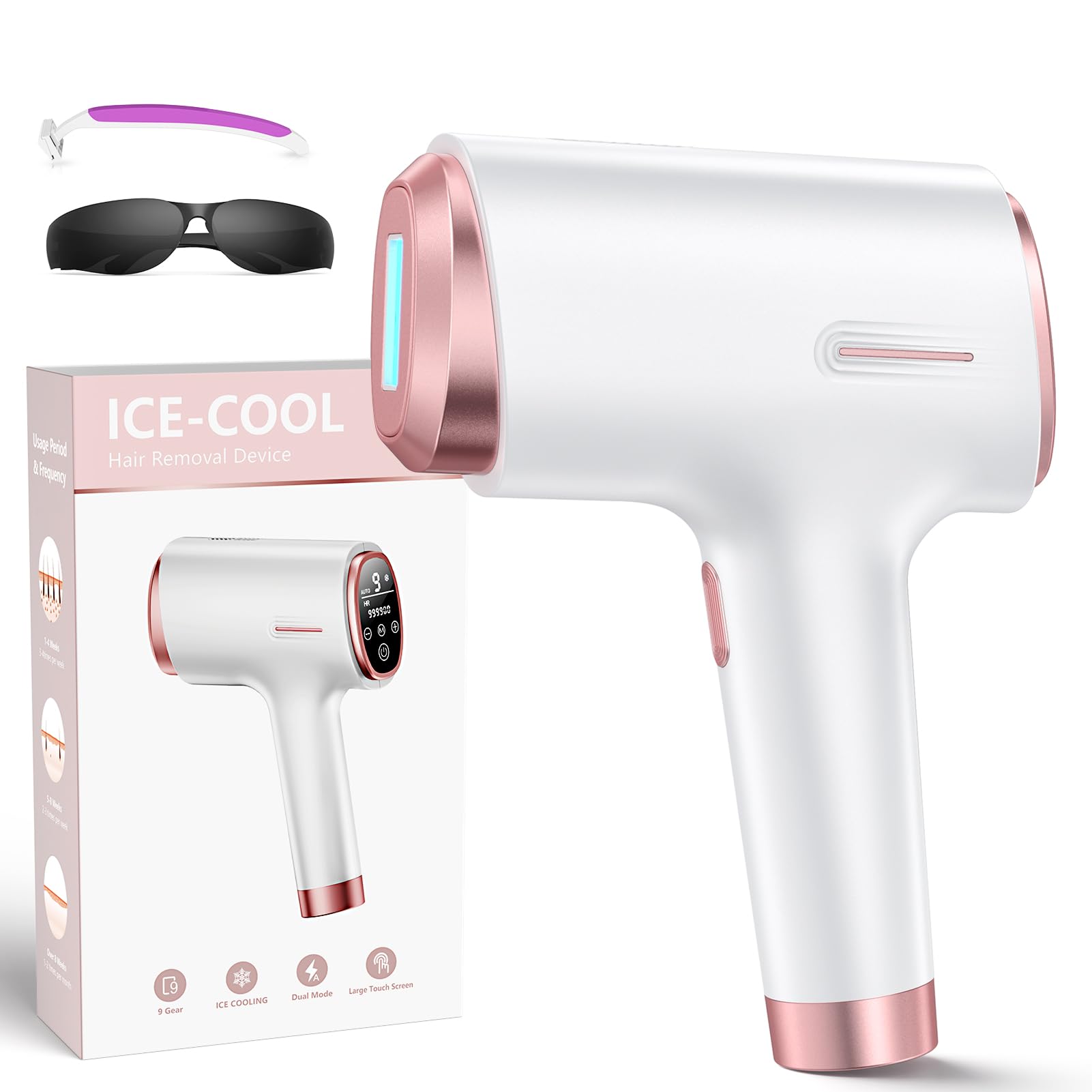 Ubroo IPL Laser Hair Removal Device