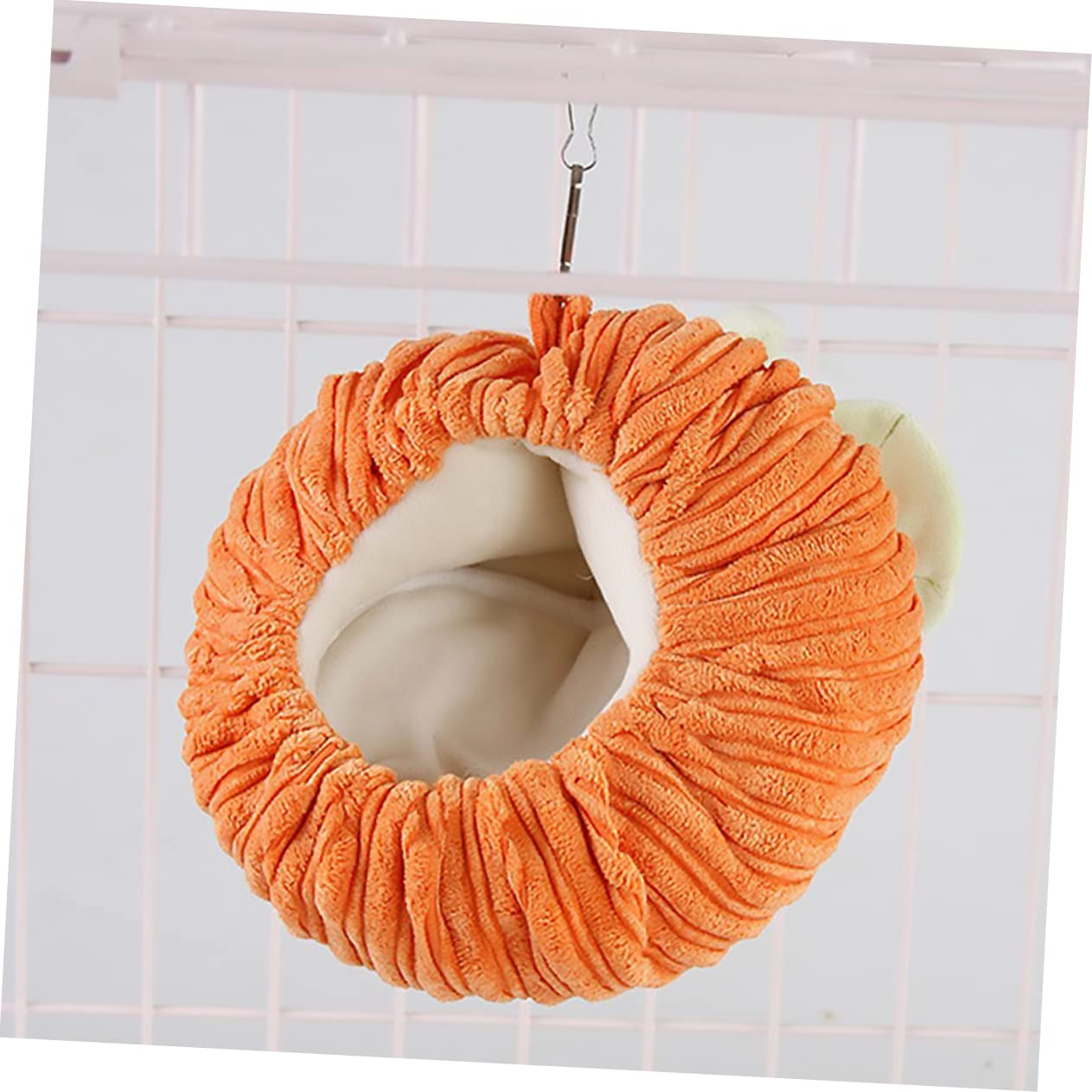 BESPORTBLE 3stücke Kuschelhöhle Für Kleine Haustiere Warmes Leichtes Und Bequemes Hängemattenset Im Kürbisdesign Für Hamster Meerschweinchen Chinchillas Und Andere Kleintiere Mit Haken