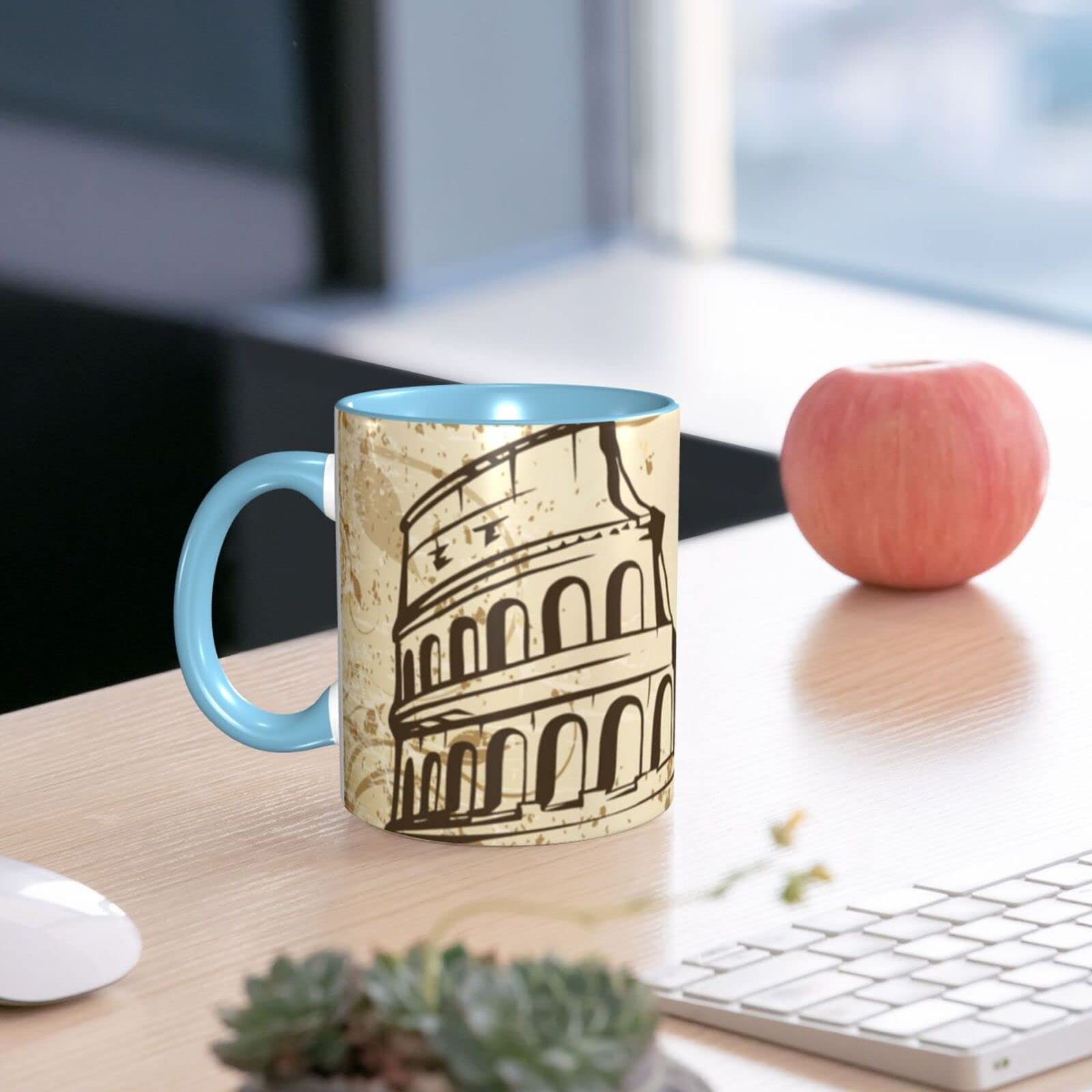 ローマ コロッセオ 陶器カップ Amazon.co.jp: ローマコロッセオ マグカップ 330ml おしゃれ コーヒー