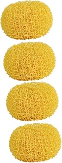 HEALLILY Cleaning Brush 4 pcs Nano Cleaning Ball Non Scratch sponges Dishwasher Sponge Scrubbing Pad Dish mat no Scratches