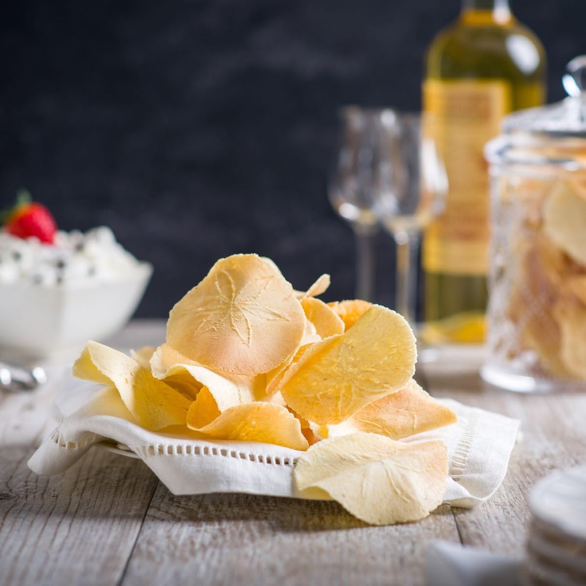 Famiglia Desideri - Brigidini di Lamporecchio all'anice senza glutine, biscotti croccanti artigianali italiani, sfogliette tipiche toscane dolci tradizionali, 600g