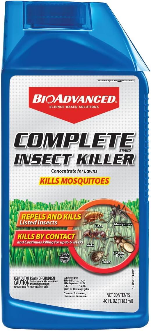 BioAdvanced Complete Insect Killer for Lawns, 40 oz, Concentrate, 6,667 Sq Ft.