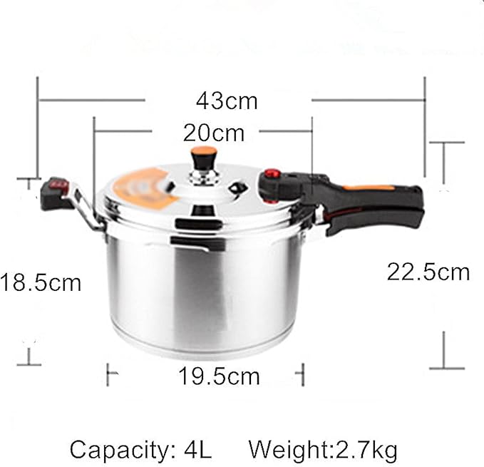 Olla a Presión Acero Inoxidable 4L NPQPNAFC miniatura 3