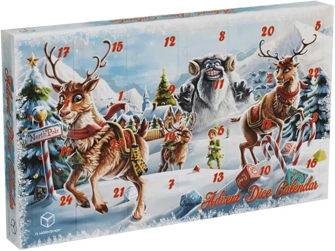 Q Advent Dice Calendar 03 Toys & Games