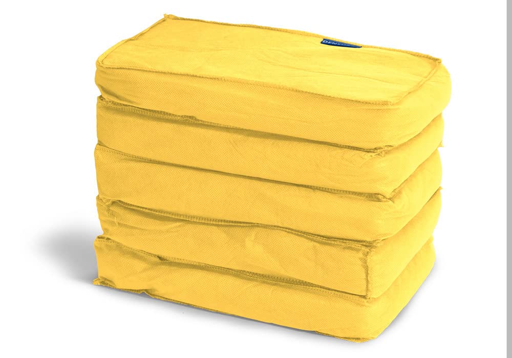 DENSORB Chemikalienbindemittel Aufsaug-Kissen zum Aufnehmen von Leckagen, 20 x 30 cm, 20 Stück