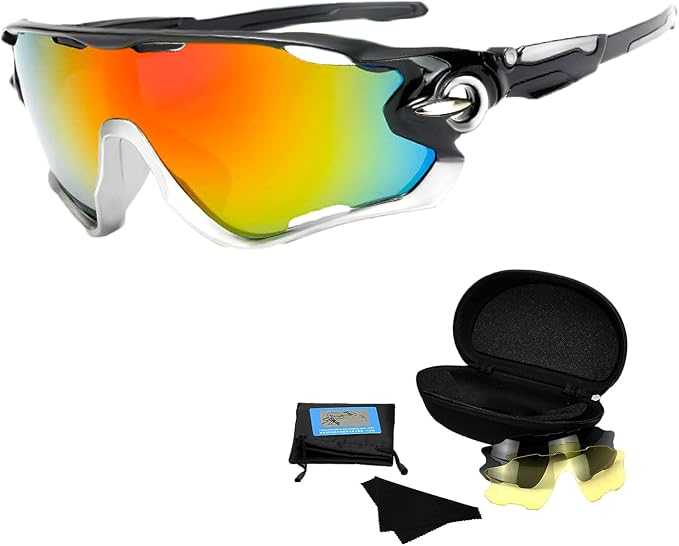 Occhiali da Sole Bici Corsa, 3 Lenti Occhiali Ciclismo Intercambiabili,  Occhiali Polarizzati, Occhiali mtb Fotocromatici, Antiappannamento Occhiali  Sportivi, Sole Anti UV da Uomo Donna, MTB, Running : Amazon.it: Sport e  tempo libero