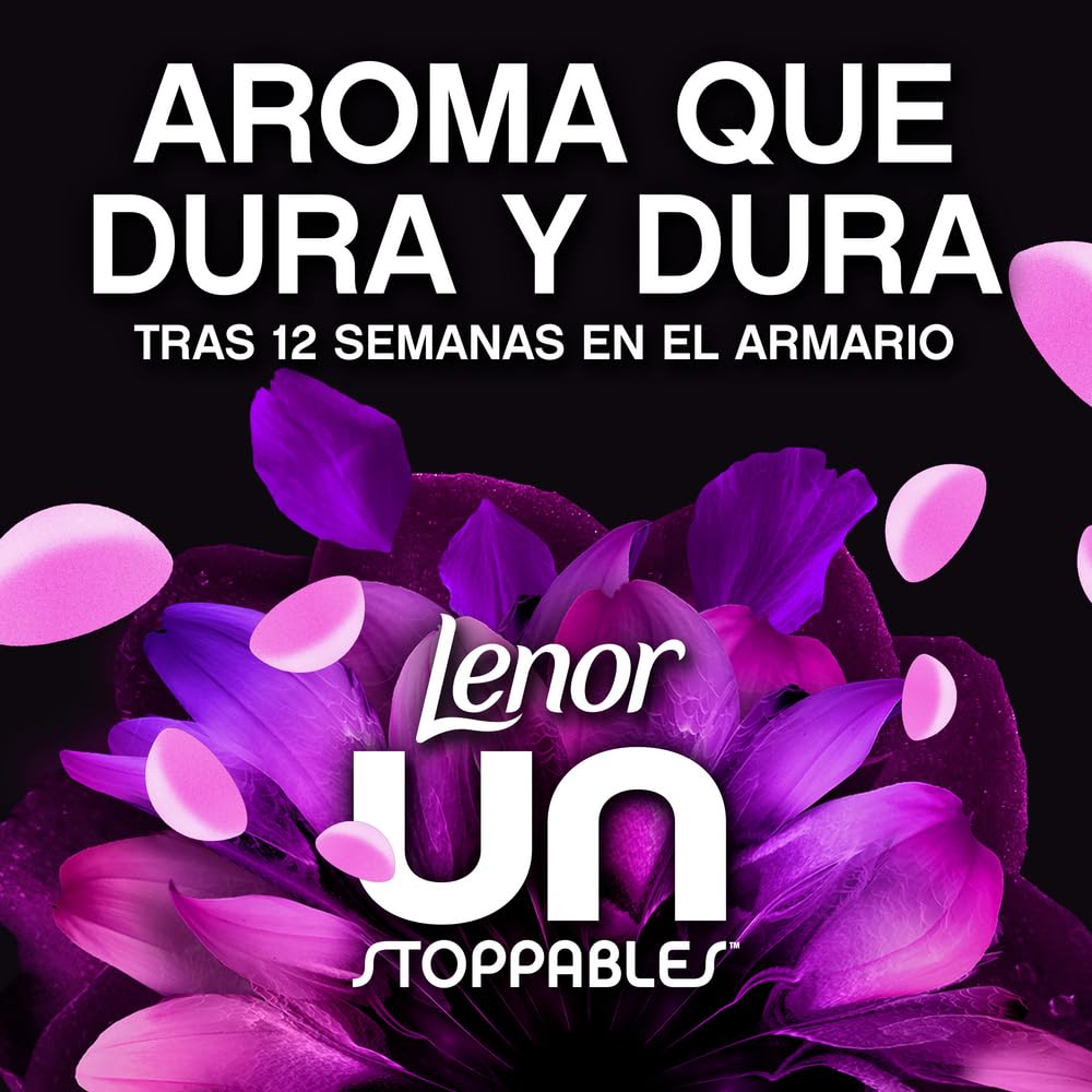 Lenor UNstoppables Perlas de Perfume para la Ropa, 96 Lavados (6 x 195g), Suavizante con Fragancia Frescor Sensaciones, Potenciador de Frescor