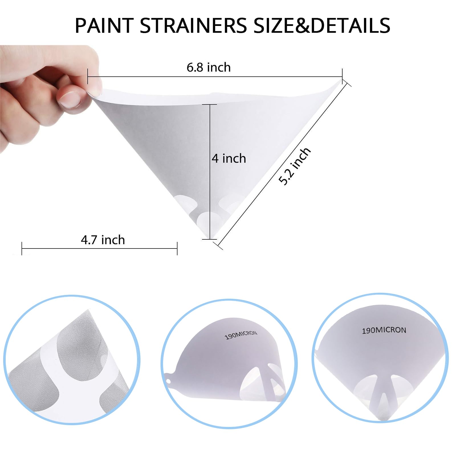 Tilswall Pistola Pintura 800W & Tamiz de Pintura