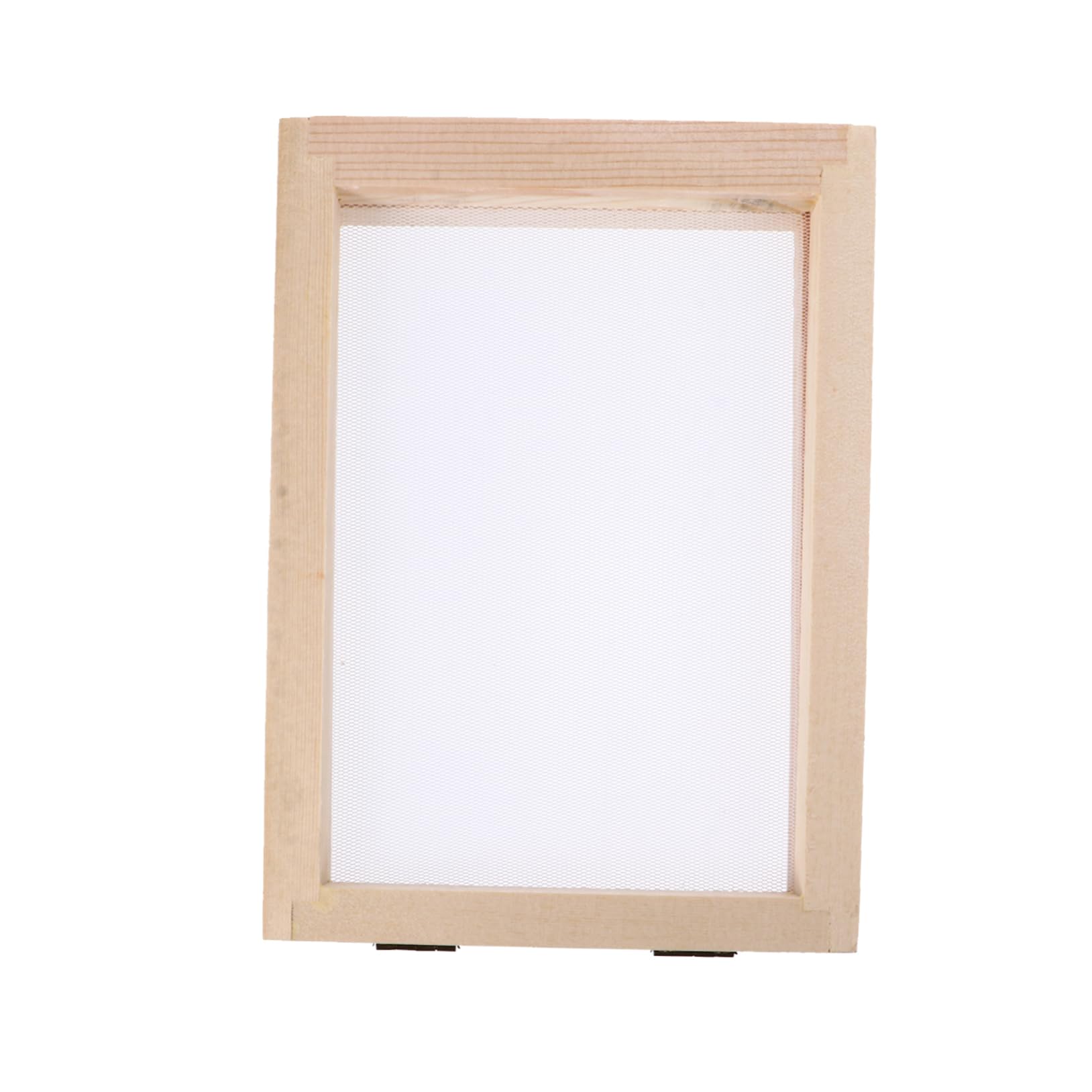 CIMAXIC Wooden Double Paper Frame Paper Making Mould DIY Frame Mesh Craft Tool