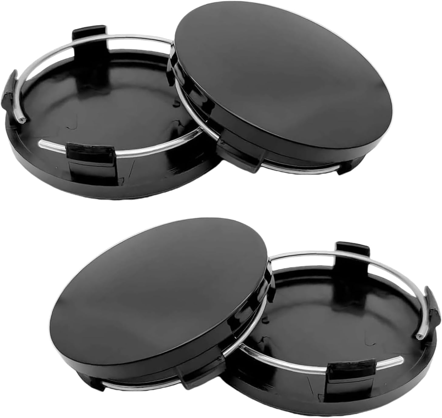 ONEMAJI 4 Pcs Wheel Center Caps for MG MG4 EV XPower 2023-2026, Hub Covers Rim Center Wheel Styling Ornaments Automotive Car Accessories(Outer 60 mm)
