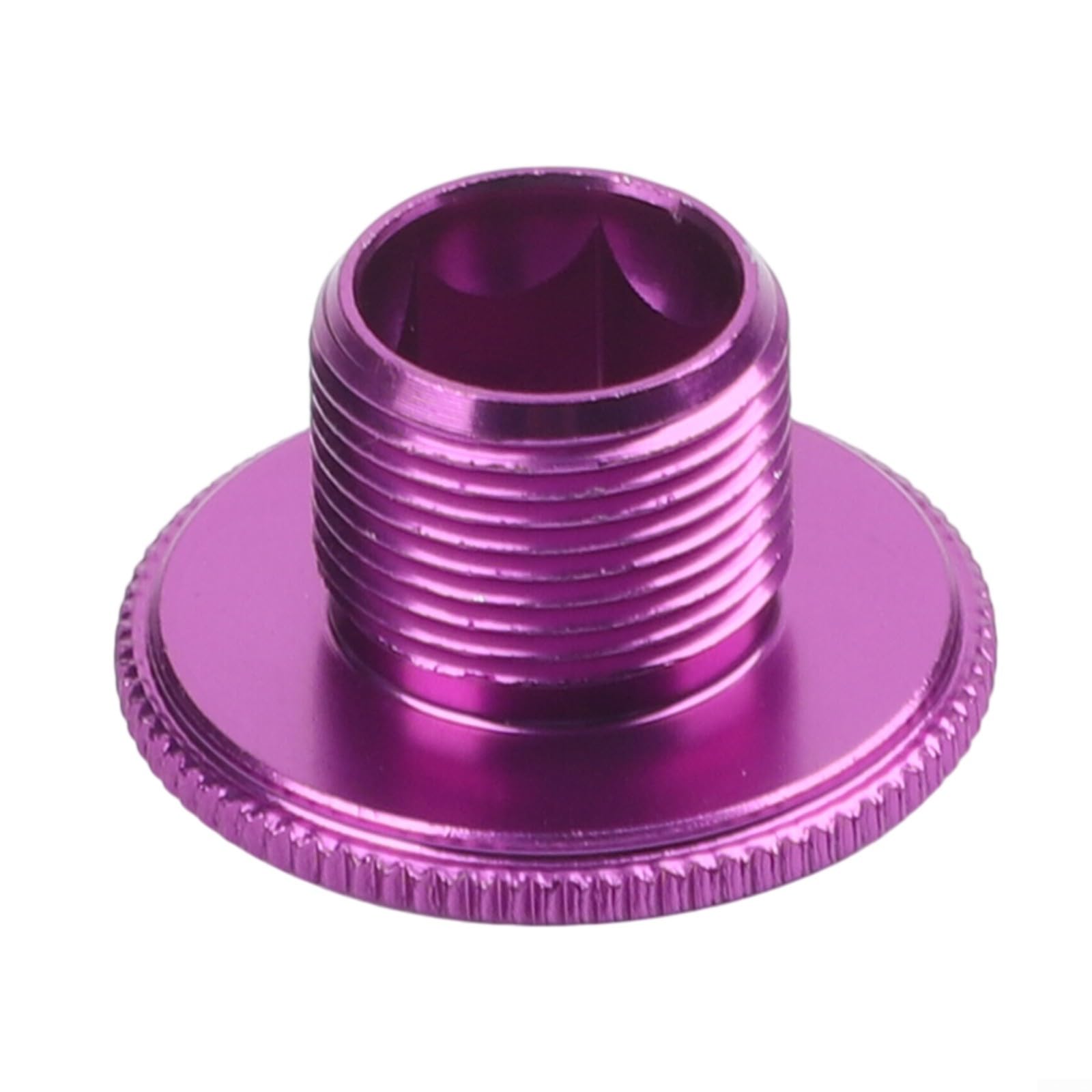 Mountain Bike Crank Bolt for IXF M19, Aluminum Alloy M15 M20 Chainring Screw, Cycling Crankset Part(Purple – M15) — image 1