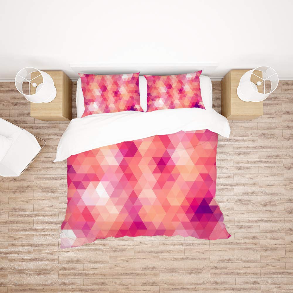 Parure de lit King Size à motif géométrique pour une chambre moderne