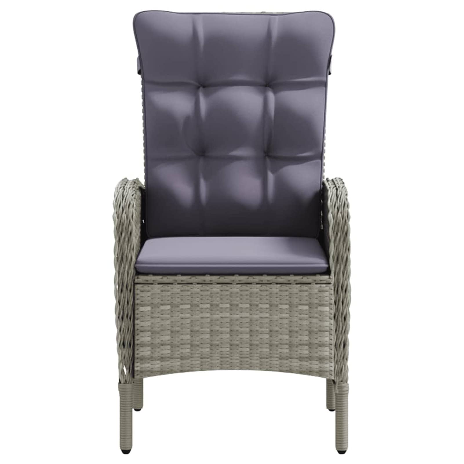 3099375 Set da Pranzo da Giardino 7 pz con Cuscini Grigio e Nero Testata in Legno,Testata Letto Matrimoniale Muebles Dormitorio Spalliera Letto Testiere per Letto Matrimoniale