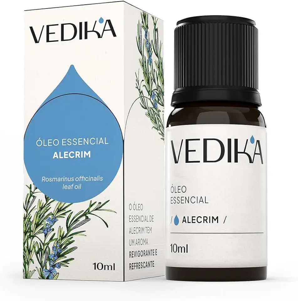 Óleo Essencial Vedika - Alecrim 10ml - 100% PURO