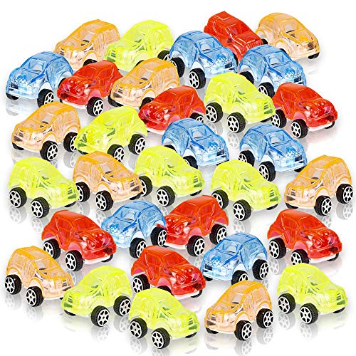 Artcreativity Mini Transparent Action Cars For Kids, Set Of 24, Miniature Racers In Assorted Colors, Birthday Party Favors, Goodie Bag Fillers, Small Carnival And Contest Prize For Boys And Girls #TOP17