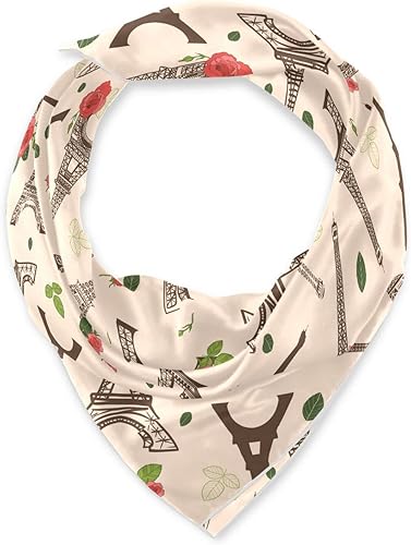 Bufandas de moda para mujer, bufanda cuadrada de 35 x 35 pulgadas