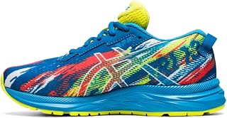 ASICS Kid's Gel-Noosa Tri 13 GS Running Shoes, 3.5M, Reborn Blue/Sour Yuzu