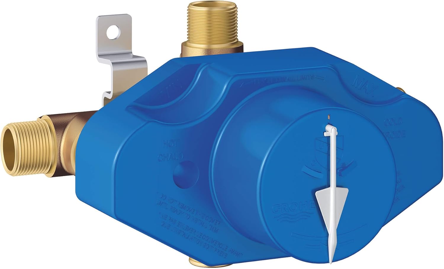 GROHE 35015001 Grohsafe Universal Pressure Balance Rough-In Valve (New Version of Grohe 35015000)