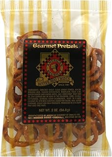 American Gourmet Butter Mini Twists Gourmet Pretzels, 2 Oz (Pack of 12)