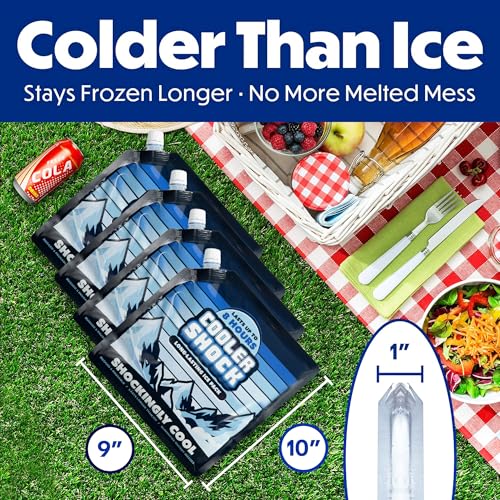 image for Cooler Shock Ice Packs for Cooler - Long Lasting Reusable Freezer Pack