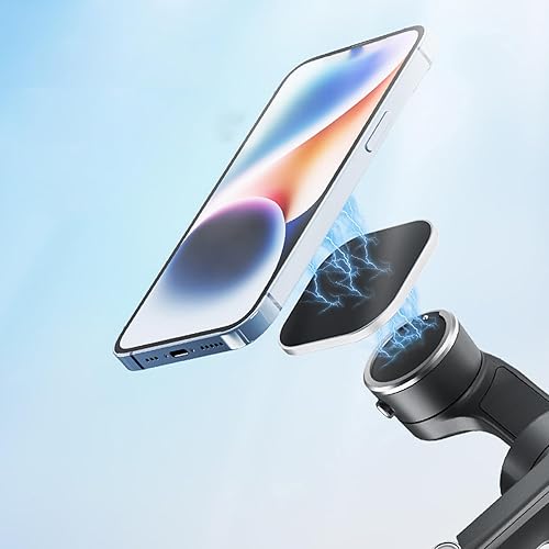 Miniatura 7 de Magnetic Phone Holder for OM 5 6 SE Stabilizer  Strong Magnet  Phone Mount for Video,  360 Rotation  Universal Magnetic Base Fits All Cell Phone