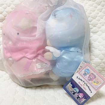 リトルツインスターズ - キキララ　リトルツインスターズ　パフポフ　ドーリーミックス　ぬいぐるみセット Amazon.co.jp: キキララ リトルツインスターズ パフポフ
