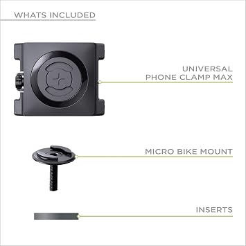 SP CONNECT Micro Stem Mount Pro Clamp | SPC+ | Handy Halterung für den fahrradlenker | Smartphone Halterung Fahrrad | handyhalter