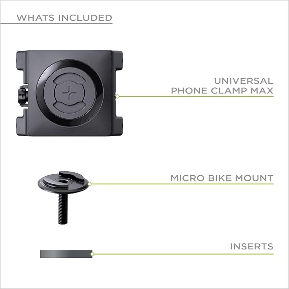 SP CONNECT Micro Stem Mount Pro Clamp | SPC+ | Handy Halterung für den fahrradlenker | Smartphone Halterung Fahrrad | handyhalter