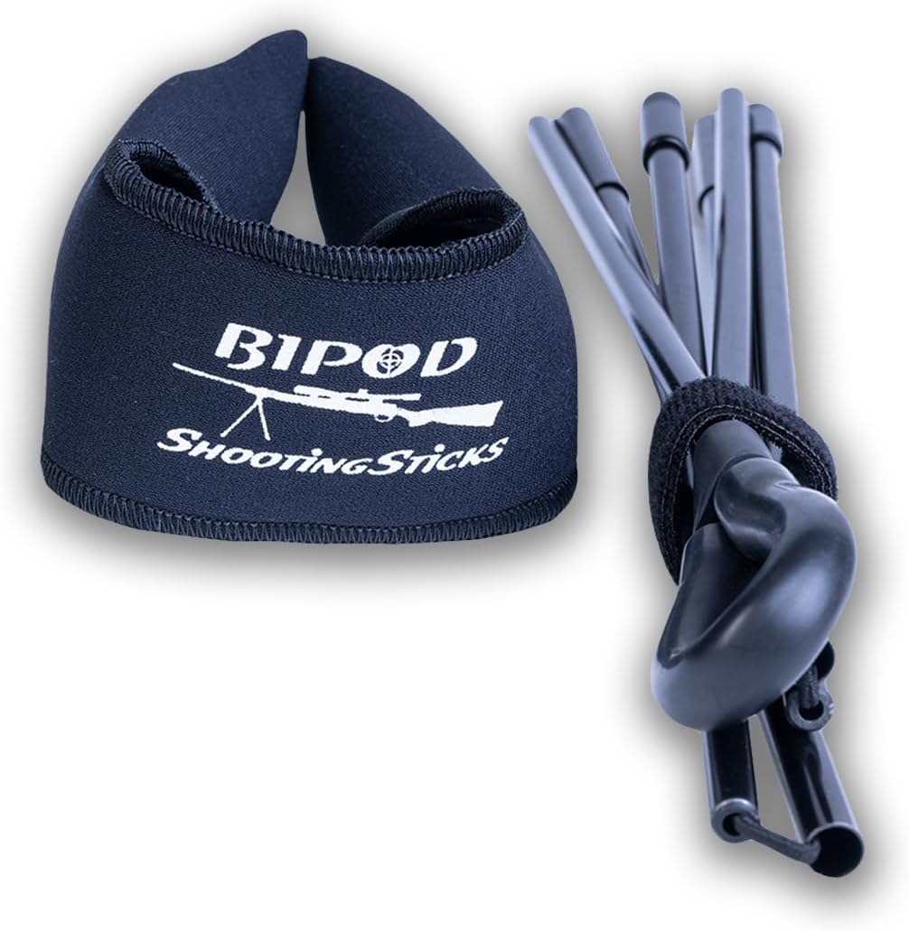 Bipod Shooting Sticks, Bipod Shooting Stick for Hunting rifles & Adjustable Bipod Shooting Rest, Shooting Sticks for Monopod & Bipod,Universal Bipod Sticks Adaptable for All Models of Rifles