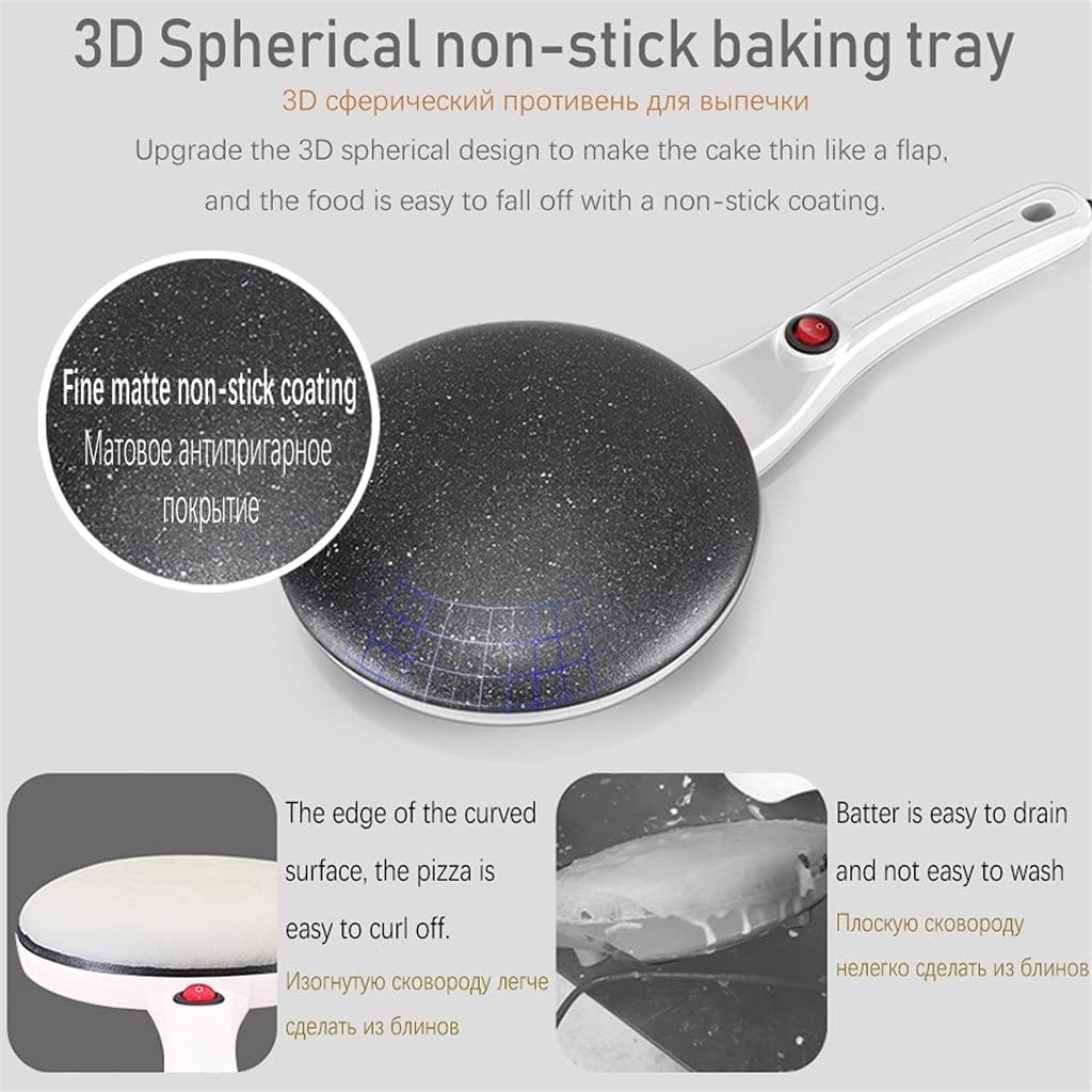 Electric Crepe Maker Pizza Pancake Machine Non-Stick Griddle Baking Pan Cake Kitchen Cooking Tools