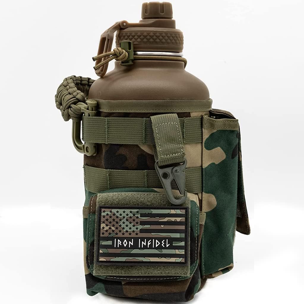 Comprar Iron Infidel Battle Bottle Half Gallon Insulated Water Bottle with Paracord Handle