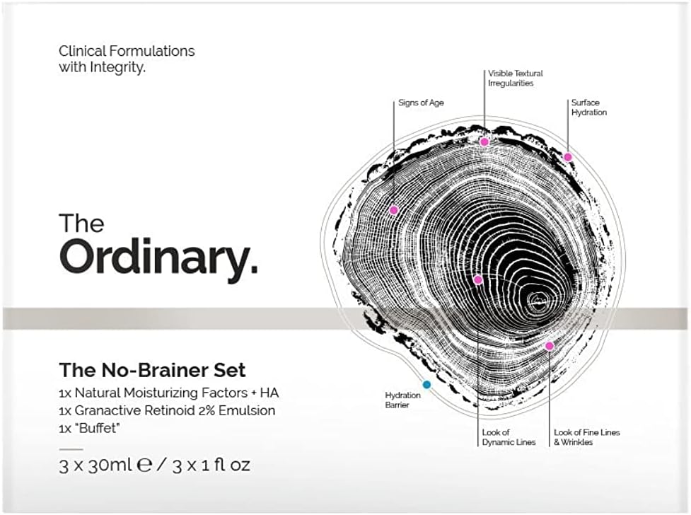 The Ordinary' Hydrating No–Brainer Set 3pieces