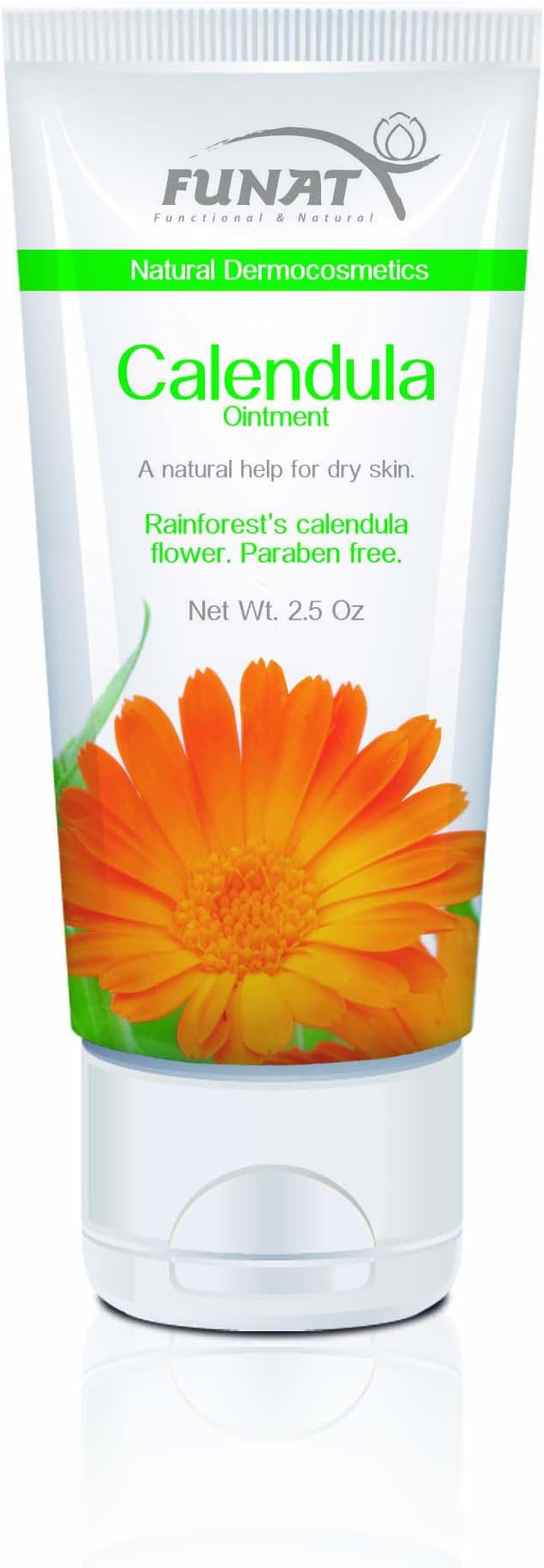 FULL OF NATURE FUNAT Calendula Cream - Ointment: Natural Skin Relief for Dry Skin, 2.5 Oz | Hydrate and revitalize Your Skin