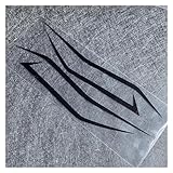 4 pièces autocollant de carénage de moto décoration réfléchissante Cool avant tirer autocollants de phare pour Kawasaki pour Ninja pour NINJA400 pour H2 H2SX.