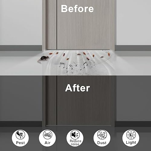 Miniatura 3 de Burlete de puerta para puertas y ventanas, cinta aislante para puertas y ventanas, cinta de sellado de espuma autoadhesiva, cinta de sellado de